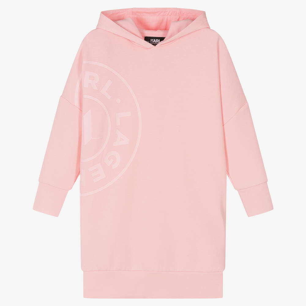 KARL LAGERFELD KIDS - Robe sweat rose pour ado fille | Childrensalon