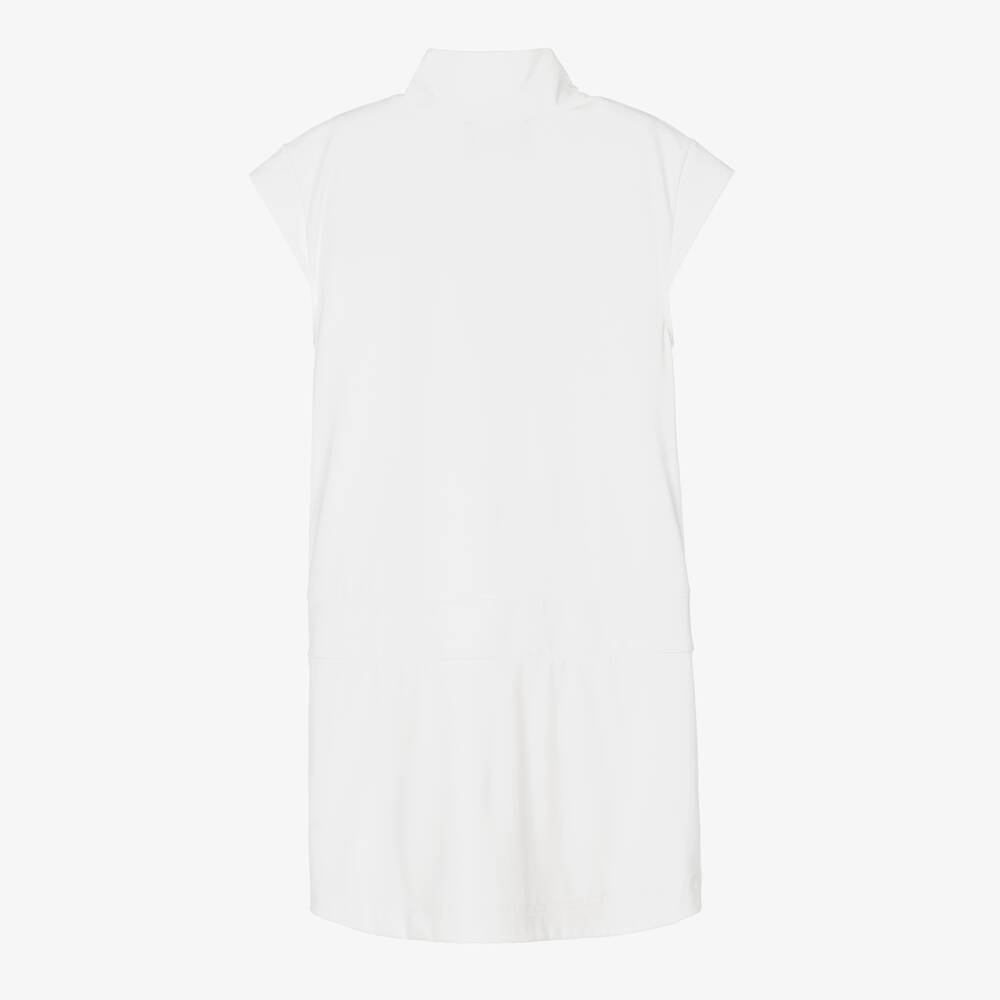 KARL LAGERFELD KIDS-Белое мини-платье для подростков | Childrensalon Outlet