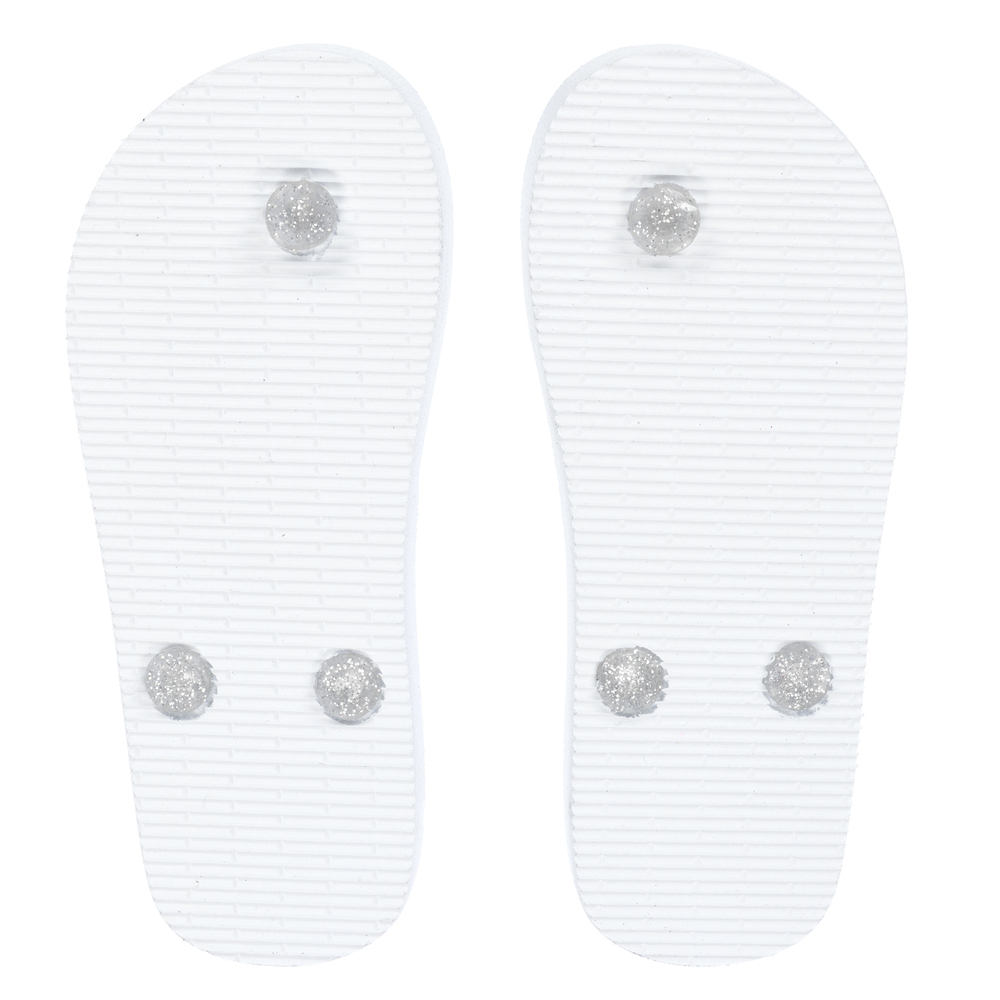 KARL LAGERFELD KIDS-White Choupette Flip-Flops | Childrensalon Outlet