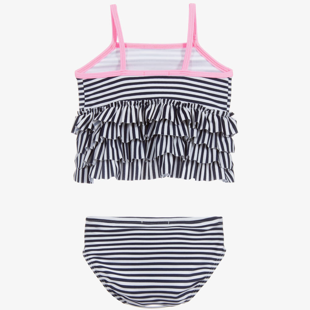 Kate Mack & Biscotti-مايّو تانكيني لون كحلي و أبيض +UPF 50 | Childrensalon Outlet