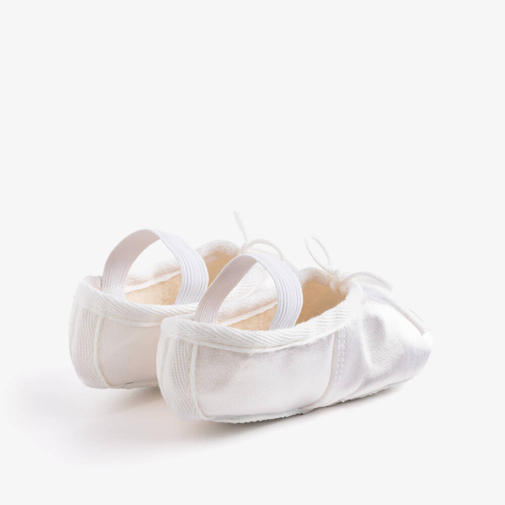 Katz-Girls White Satin Ballet Shoes | Childrensalon Outlet