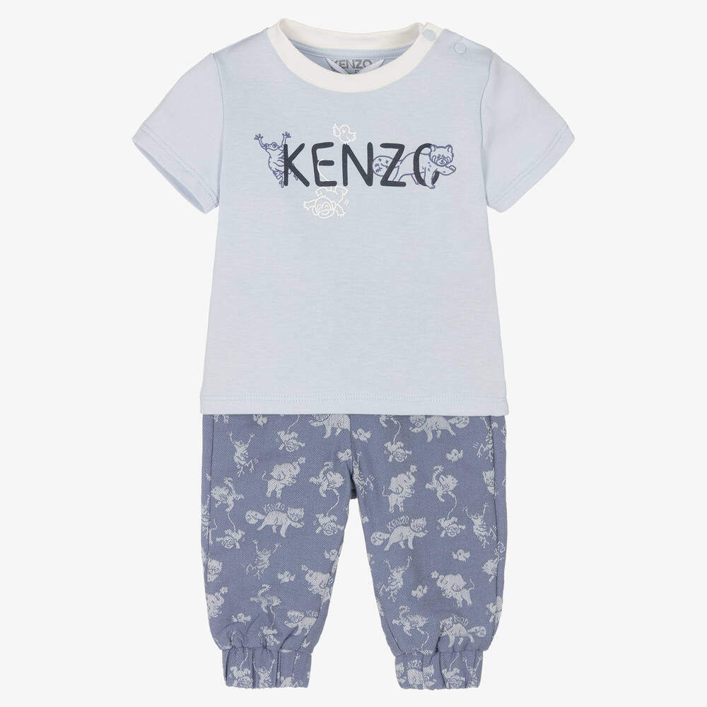Ensemble pantalon bleu B b gar on