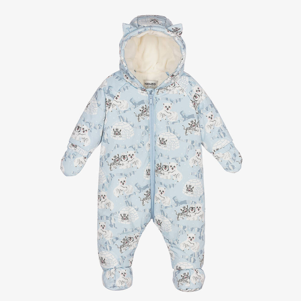 KENZO KIDS - Blauer Schneeanzug für Babys (J) | Childrensalon