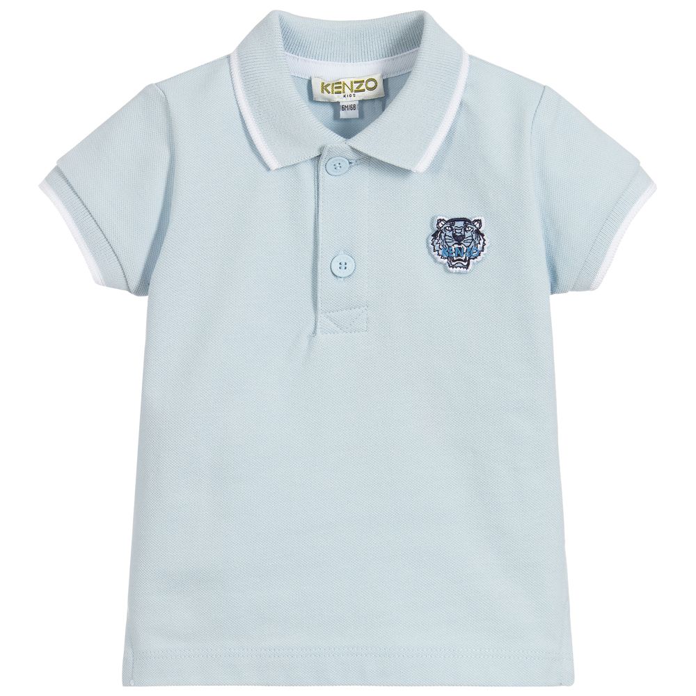 Polo discount kenzo bleu