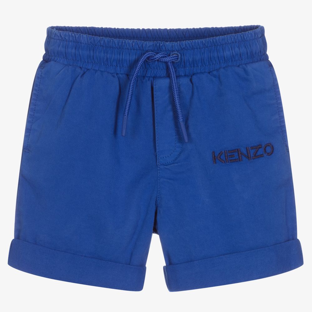 KENZO KIDS - Baby Boys Cotton Logo Shorts | Childrensalon