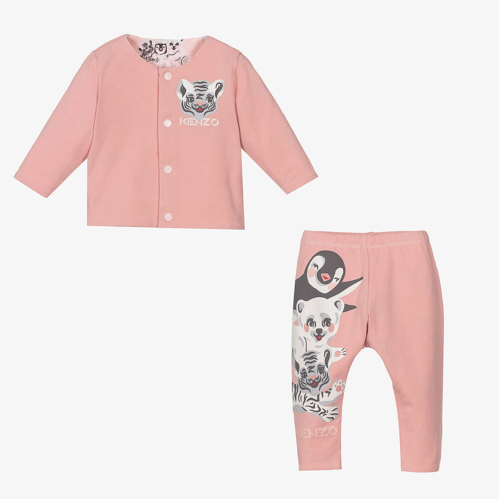 Pink outlet kenzo tracksuit