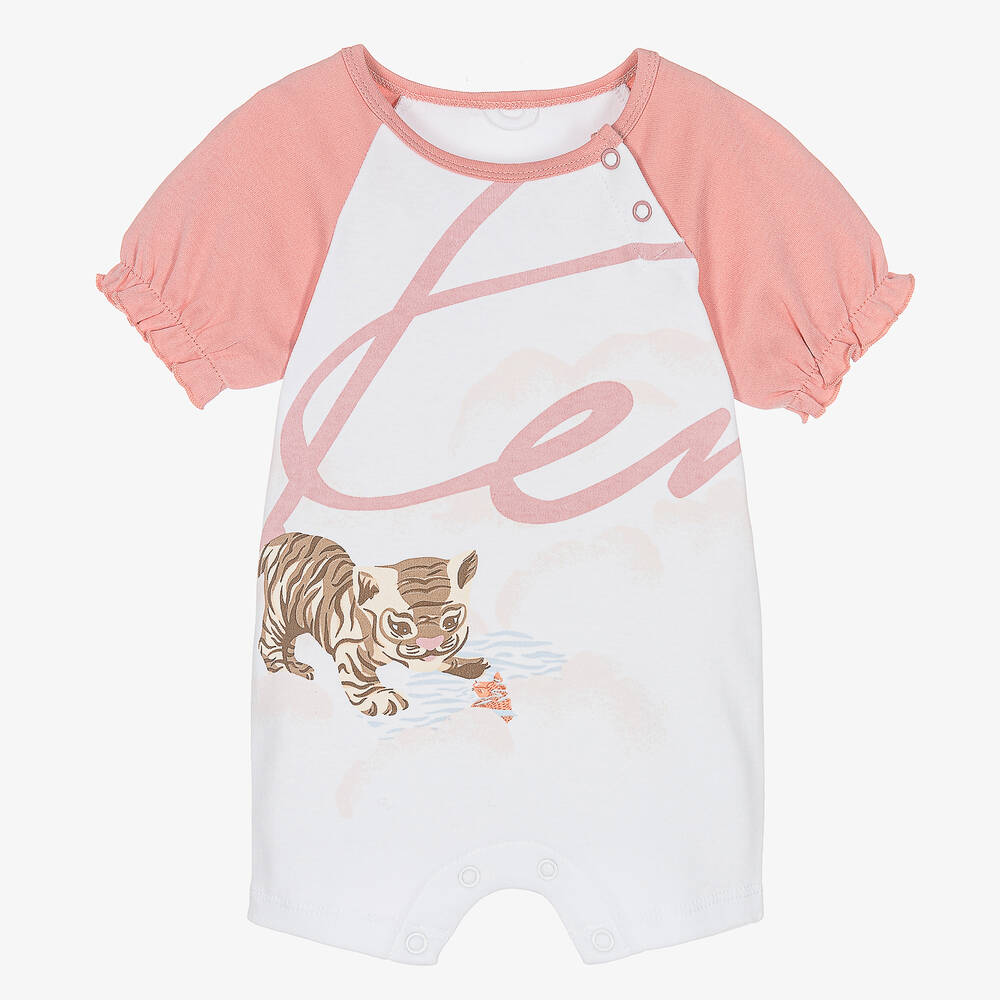 KENZO KIDS - Barboteuse en coton Multi-Iconics | Childrensalon