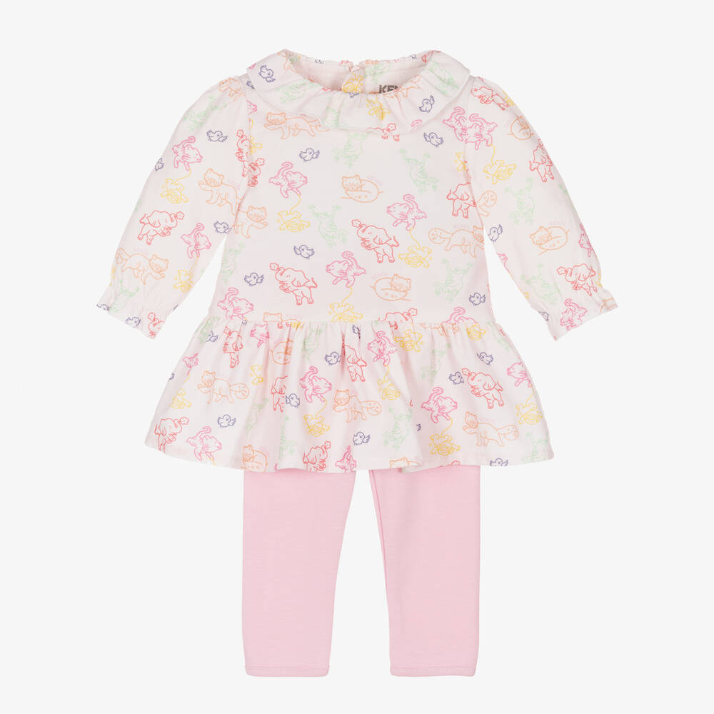 KENZO KIDS - Ensemble legging rose Bébé fille | Childrensalon