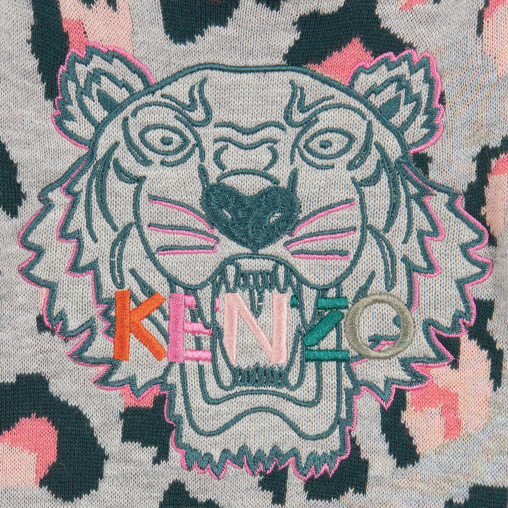 KENZO KIDS-Baby Girls Tiger Knitted Dress | Childrensalon Outlet