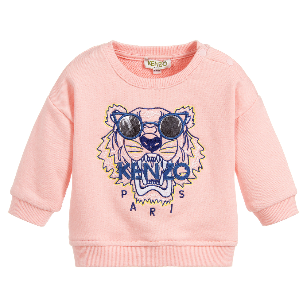 KENZO KIDS - Baby Girls TIGER Sweatshirt | Childrensalon