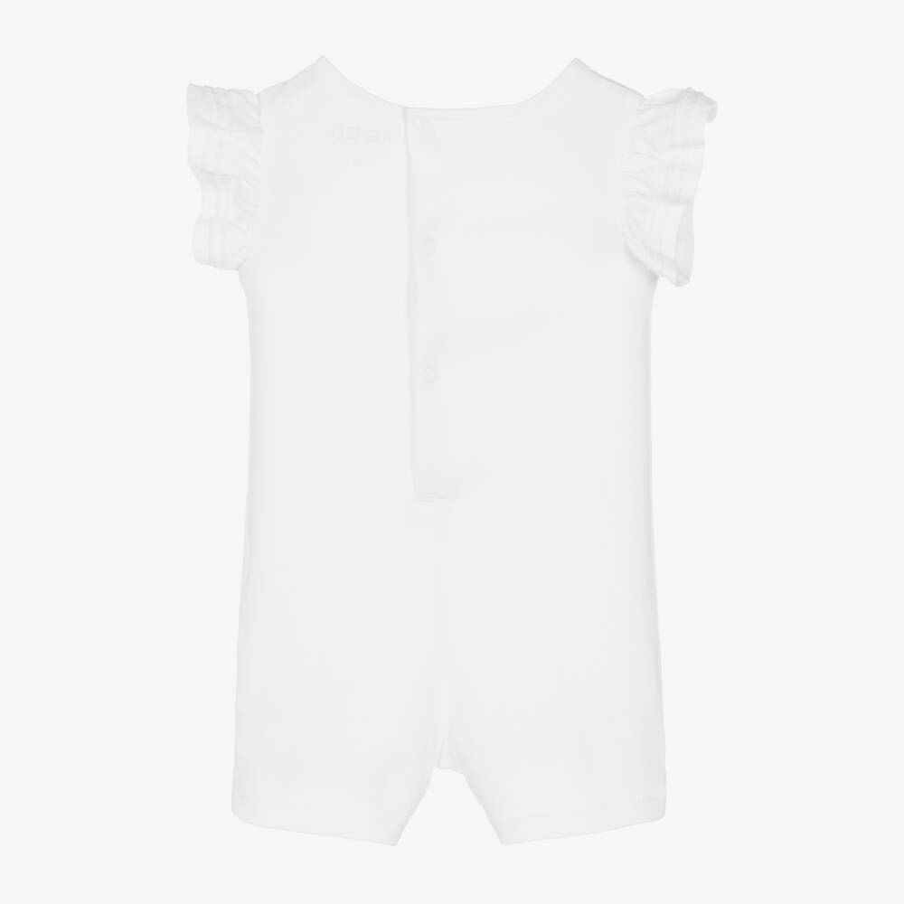 KENZO KIDS-Baby Girls White Cotton Starfish Shortie | Childrensalon Outlet