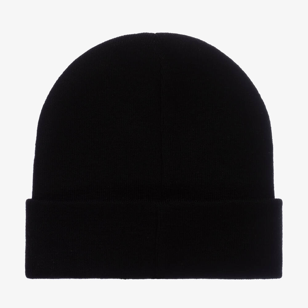 KENZO KIDS-قبعة بيني مزيج قطن لون أسود | Childrensalon Outlet