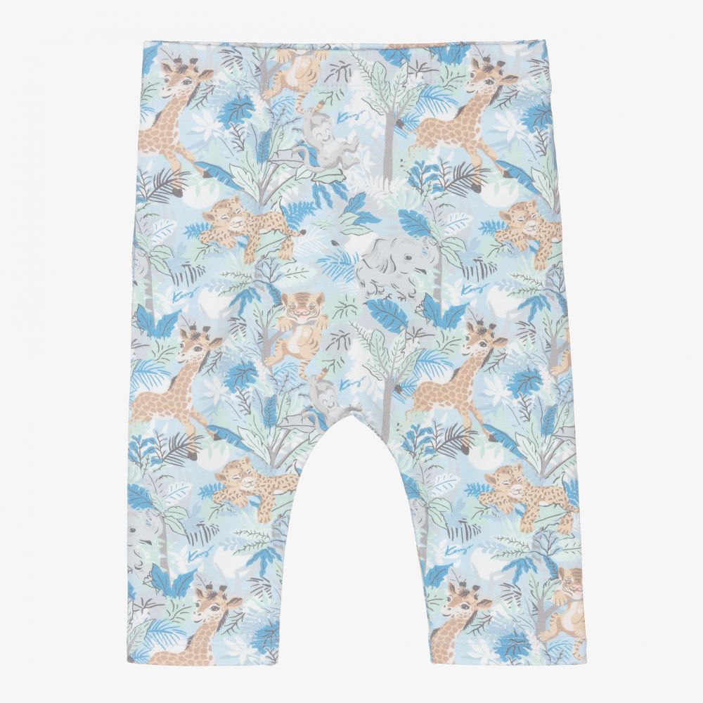 KENZO KIDS - Legging bleu animaux Bébé  | Childrensalon