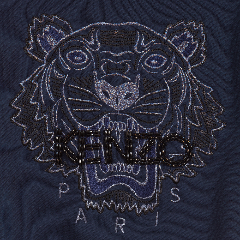 Kenzo navy tiger sweatshirt new arrivals