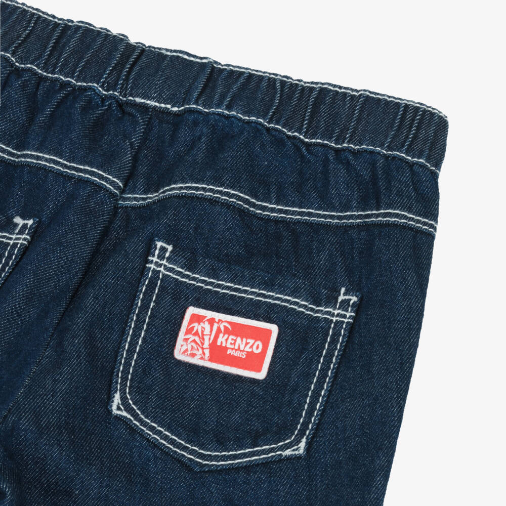 KENZO KIDS-Blue Denim Jeans | Childrensalon Outlet