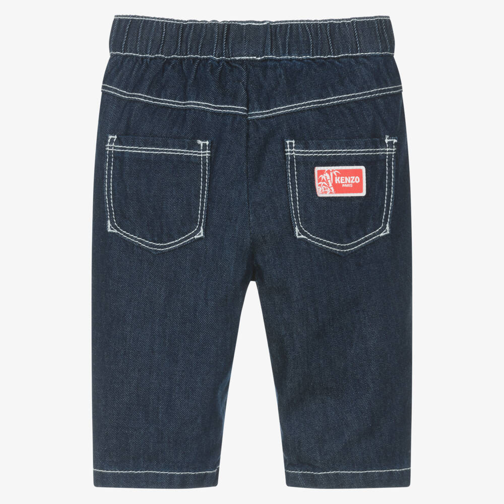 KENZO KIDS-Blue Denim Jeans | Childrensalon Outlet