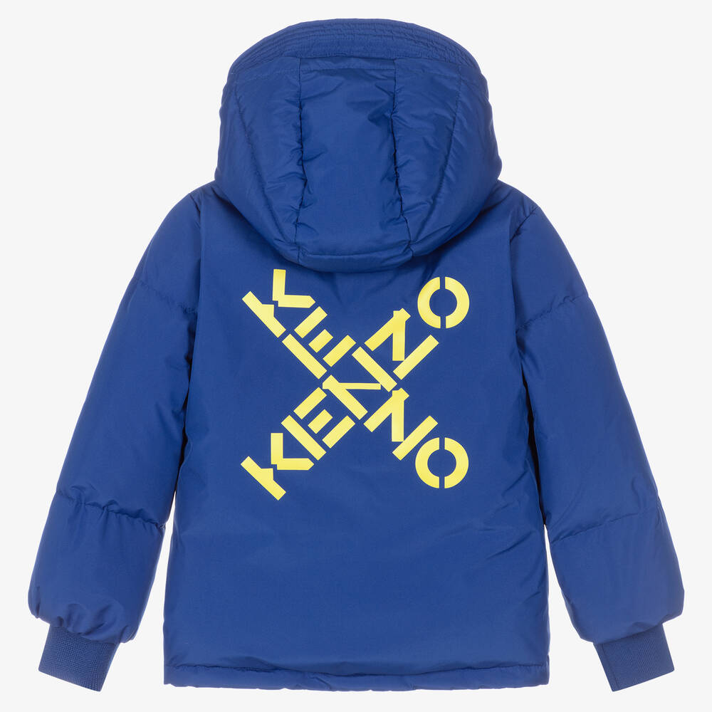 KENZO KIDS-Синий пуховик | Childrensalon Outlet