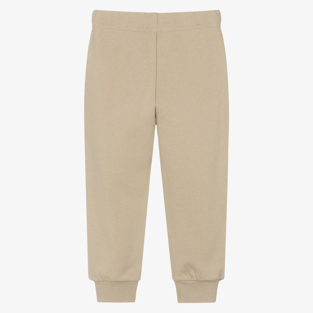 KENZO KIDS-Boys Beige Cotton Jersey Lucky Tiger Joggers | Childrensalon Outlet