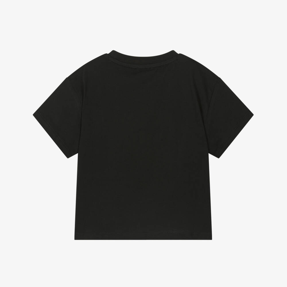 KENZO KIDS-Boys Black Tiger Graphic Tee | Childrensalon Outlet