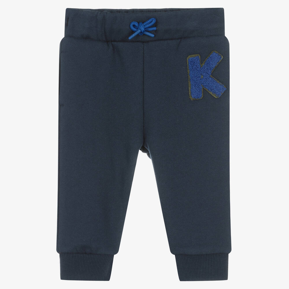 KENZO KIDS - Jogging bleu en coton pour garçon | Childrensalon