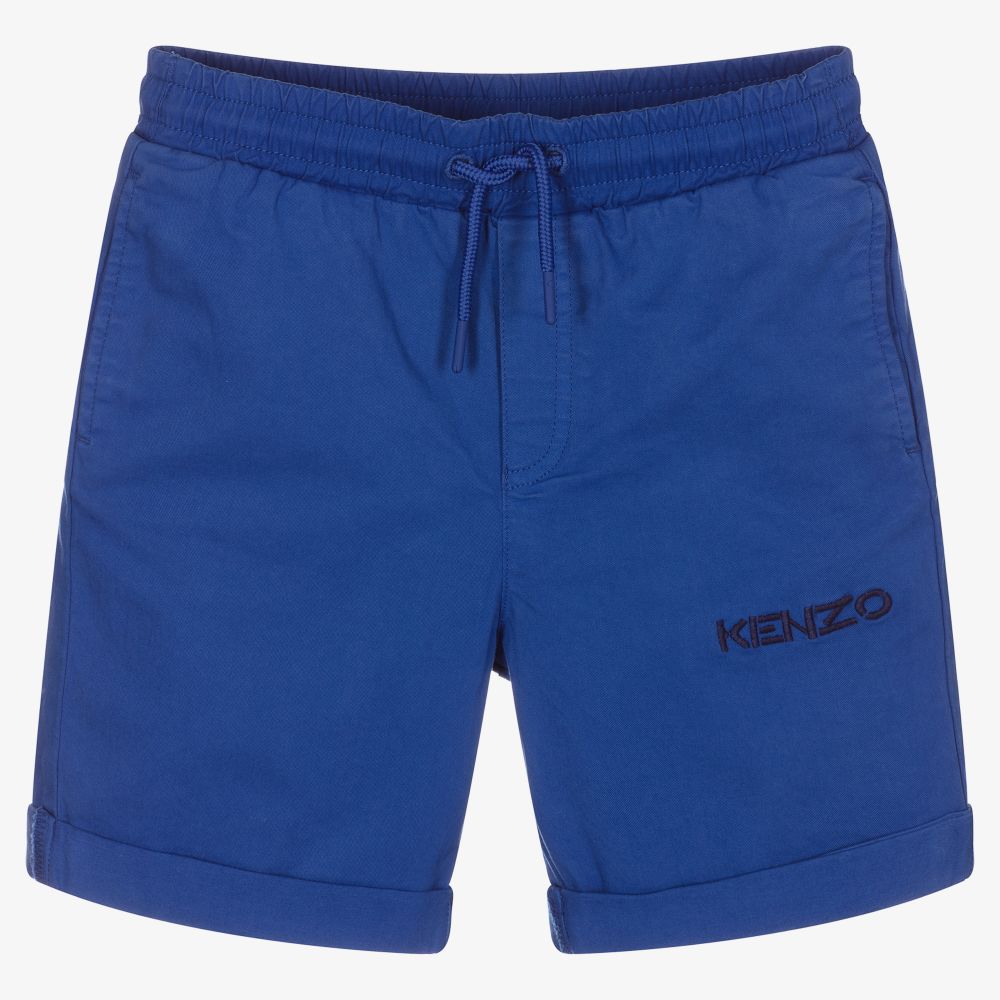 KENZO KIDS - Blaue Baumwoll-Shorts für Jungen | Childrensalon