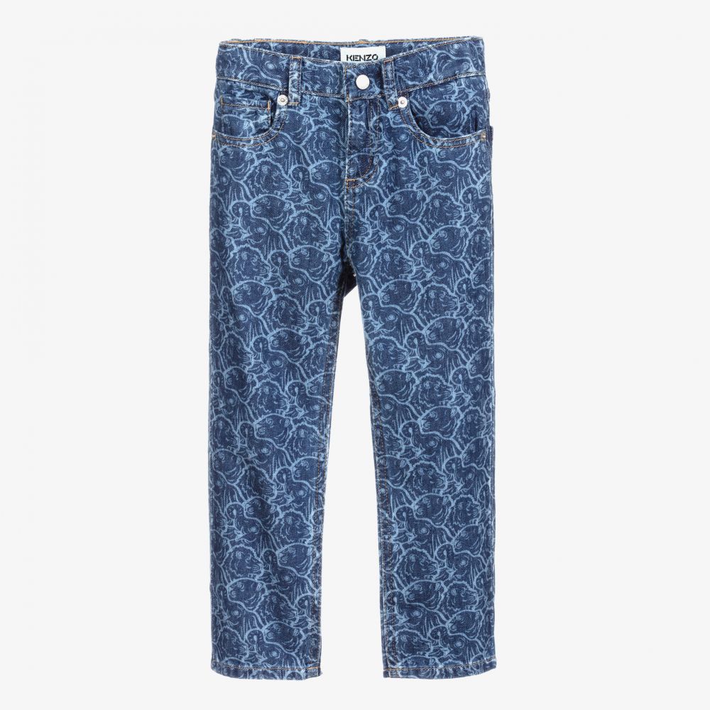 KENZO KIDS - Jean bleu en denim Garçon | Childrensalon