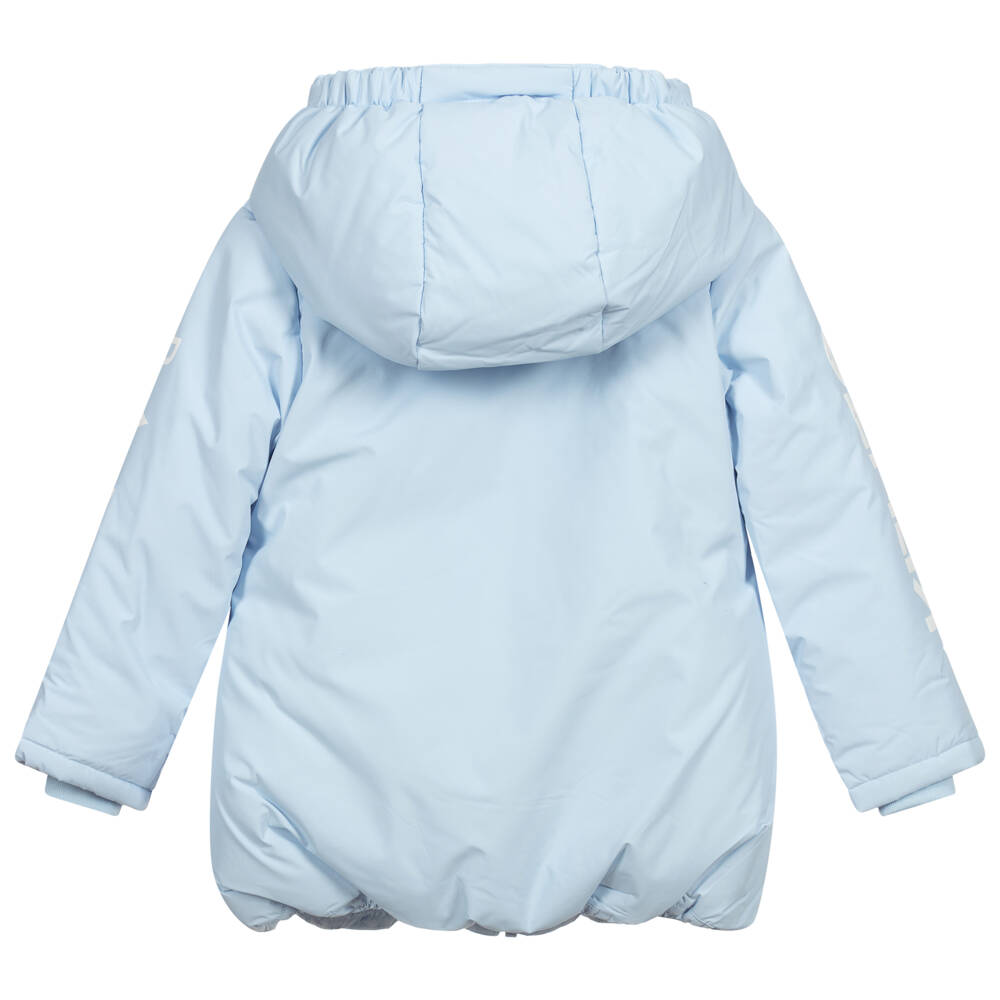 KENZO KIDS-Boys Blue Hooded Jacket | Childrensalon Outlet
