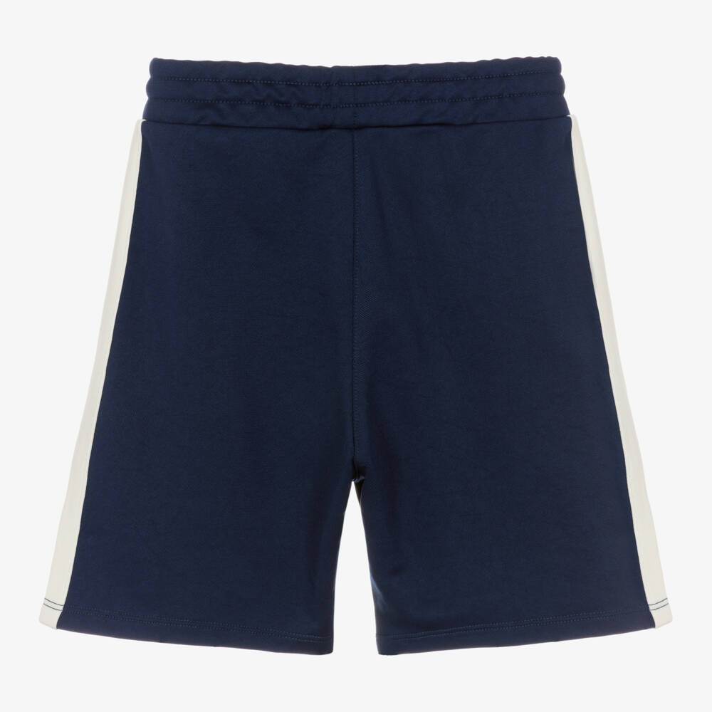 KENZO KIDS-Boys Blue Iconic Emblem Shorts | Childrensalon Outlet