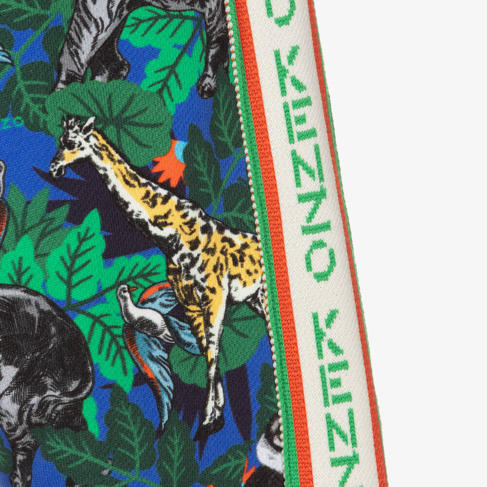KENZO KIDS-Boys Blue Jungle Joggers | Childrensalon Outlet