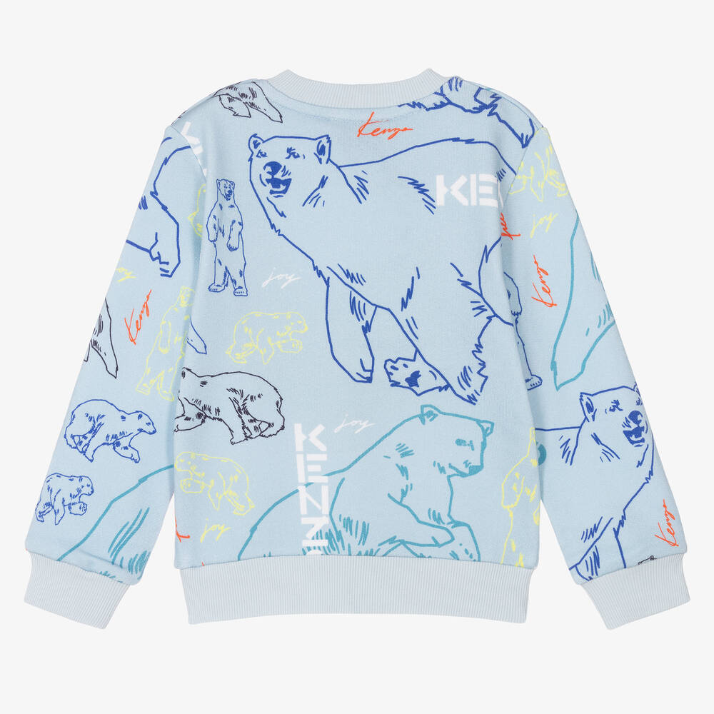 Boys blue kenzo jumper sale