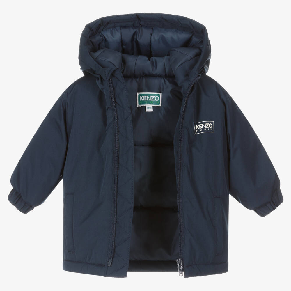 Kenzo padded hooded coat store