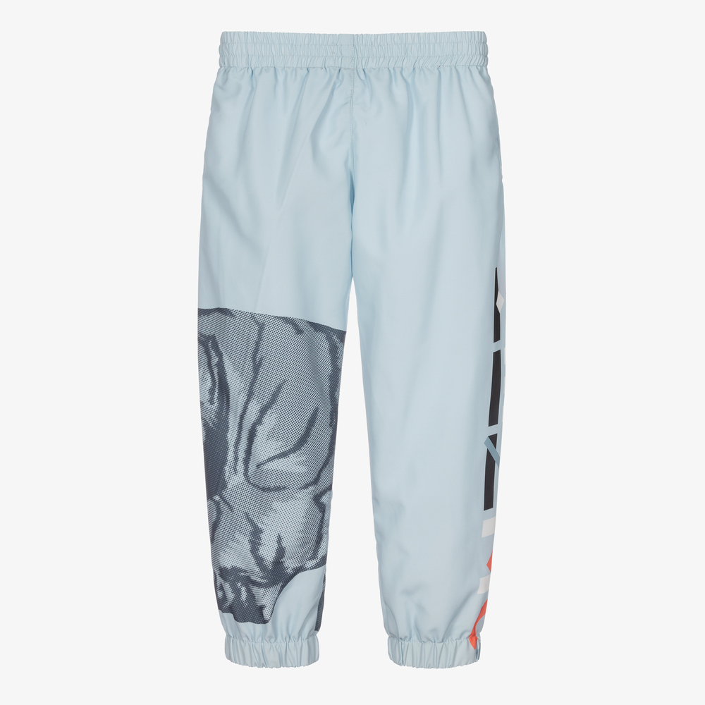 Kenzo Kids logo-print track pants - White