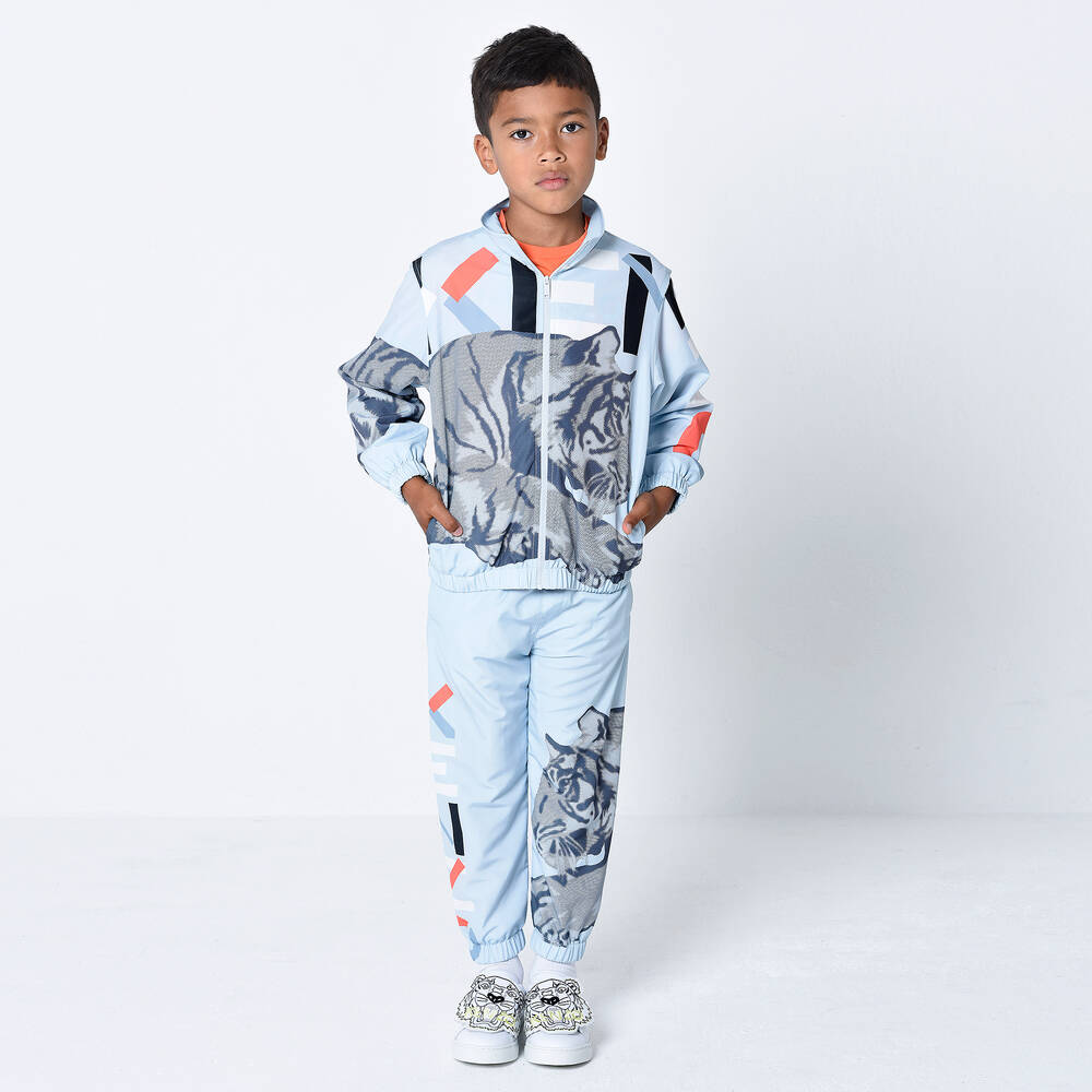 كينزو كيدز-جوغرز لون أزرق باهت للأولاد | Childrensalon Outlet