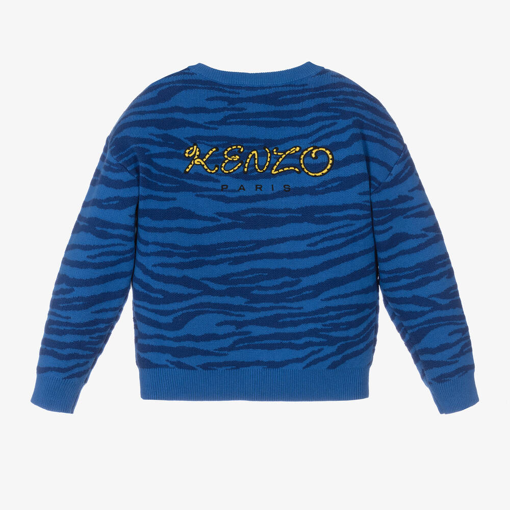Kenzo tiger print sweater hot sale