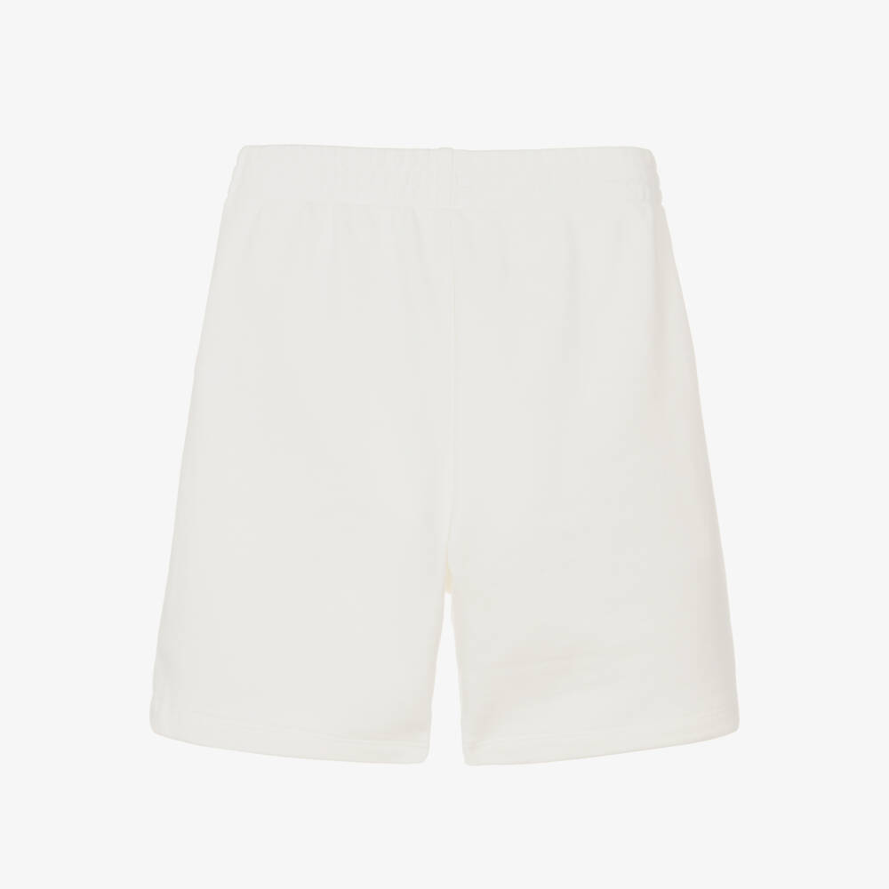 KENZO KIDS-Boys Classic White Cotton Shorts | Childrensalon Outlet