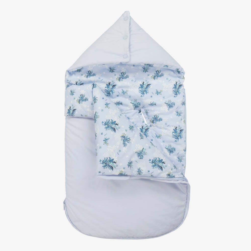 KENZO KIDS-Boys Cozy Blue Convertible Cocoon | Childrensalon Outlet