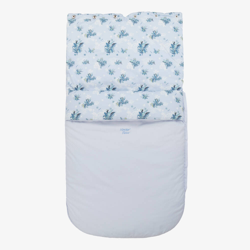 KENZO KIDS-Boys Cozy Blue Convertible Cocoon | Childrensalon Outlet