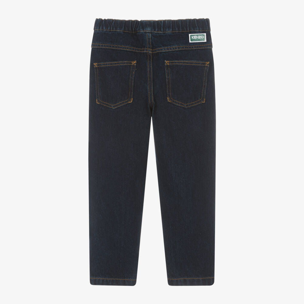 KENZO KIDS-Boys Dark Indigo Denim Trousers | Childrensalon Outlet