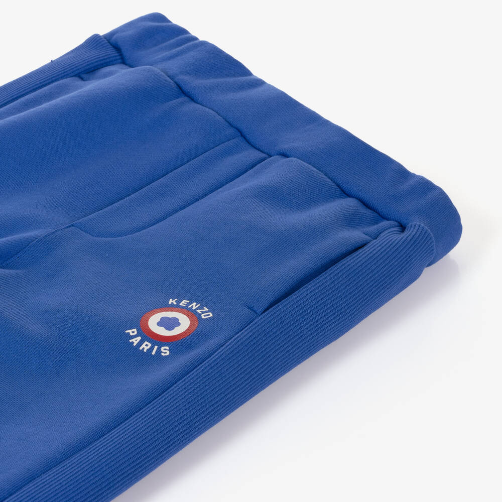 KENZO KIDS-Boys Elasticated Blue Joggers | Childrensalon Outlet