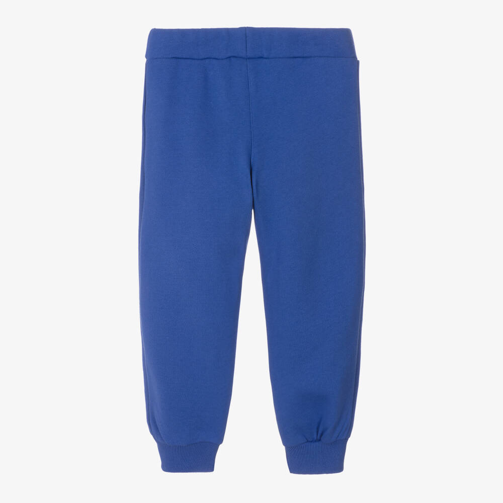 KENZO KIDS-Boys Elasticated Blue Joggers | Childrensalon Outlet