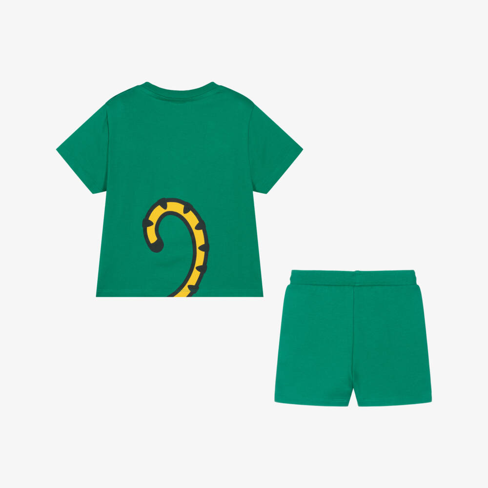 KENZO KIDS-Boys Emerald Tiger Comfort Set | Childrensalon Outlet