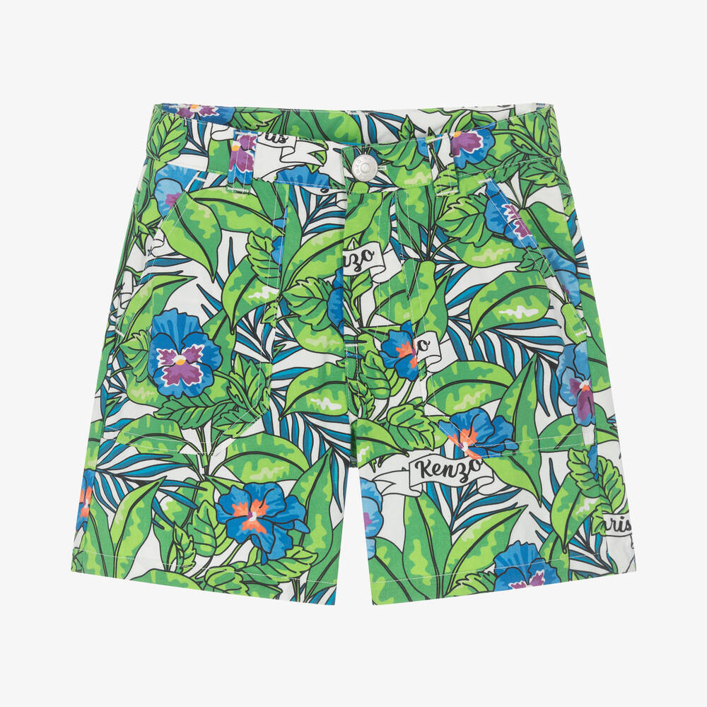 Men's flower print shorts hot sale