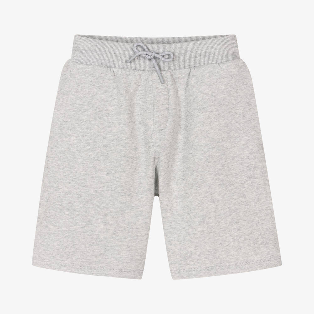 Grey jersey top shorts boys