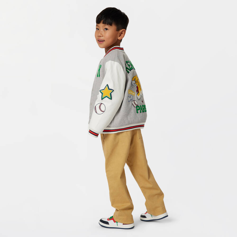 Kenzo letterman jacket new arrivals