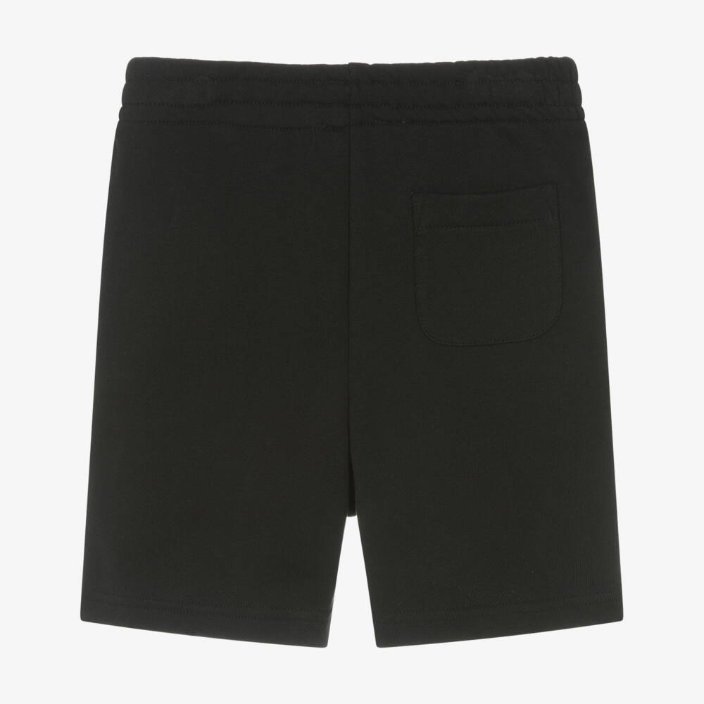 KENZO KIDS-Boys Jet Black Tiger Emblem Shorts | Childrensalon Outlet
