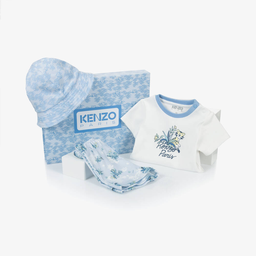 KENZO KIDS-Boys' Jungle Adventure Shorts Ensemble | Childrensalon Outlet