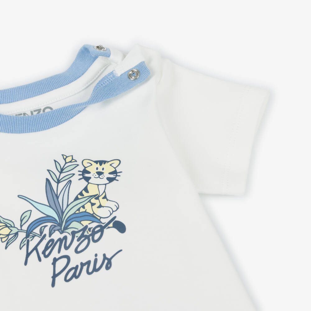 KENZO KIDS-Boys' Jungle Adventure Shorts Ensemble | Childrensalon Outlet