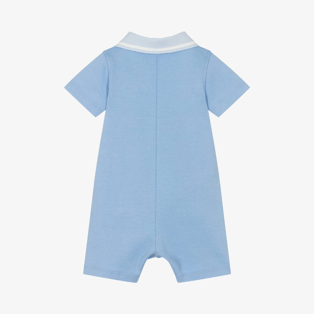 KENZO KIDS-Boys Jungle Blue Cotton Shortie | Childrensalon Outlet