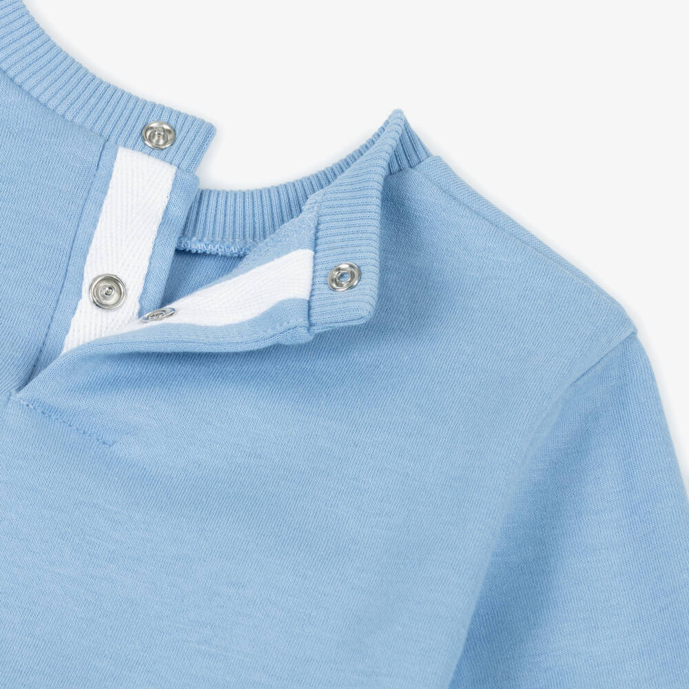 KENZO KIDS-Boys Jungle-Print Blue Outfit Set | Childrensalon Outlet