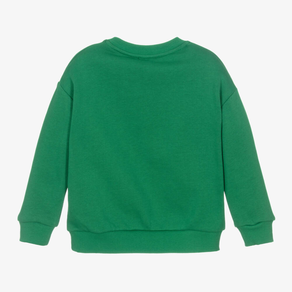 KENZO KIDS-Boys Jungle Tiger Green Sweatshirt | Childrensalon Outlet